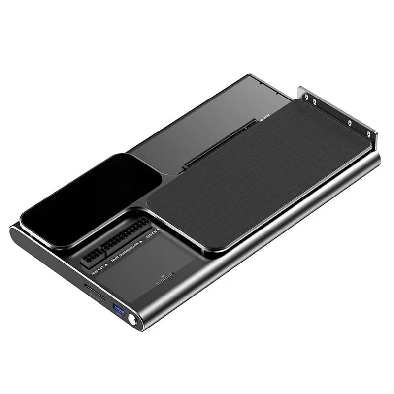 Dock Gpu esterno per laptop USB3.2*1 Lan*1 Interfaccia PCIEX16 Docking station Thunderbolt 5 con slot per disco rigido M.2