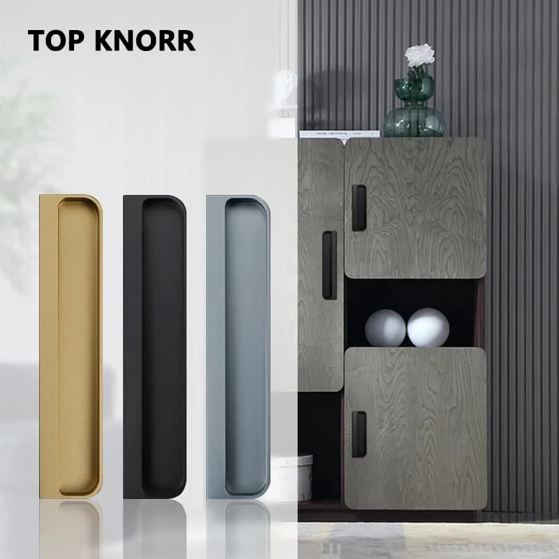 Maniglia per armadio porta scorrevole nascosta porta scorrevole cassetto scarpiera maniglia per porta mobili maniglia per armadio moderna oro nero