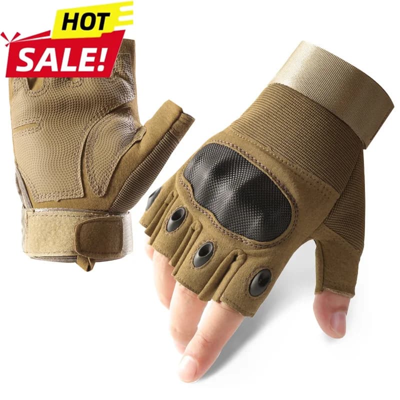 Outdoor Tactical Gloves Camo Cycling Glove Sport Hiking Climbing Paintball Shooting Hunting Riding Ski Full Finger Mittens Men