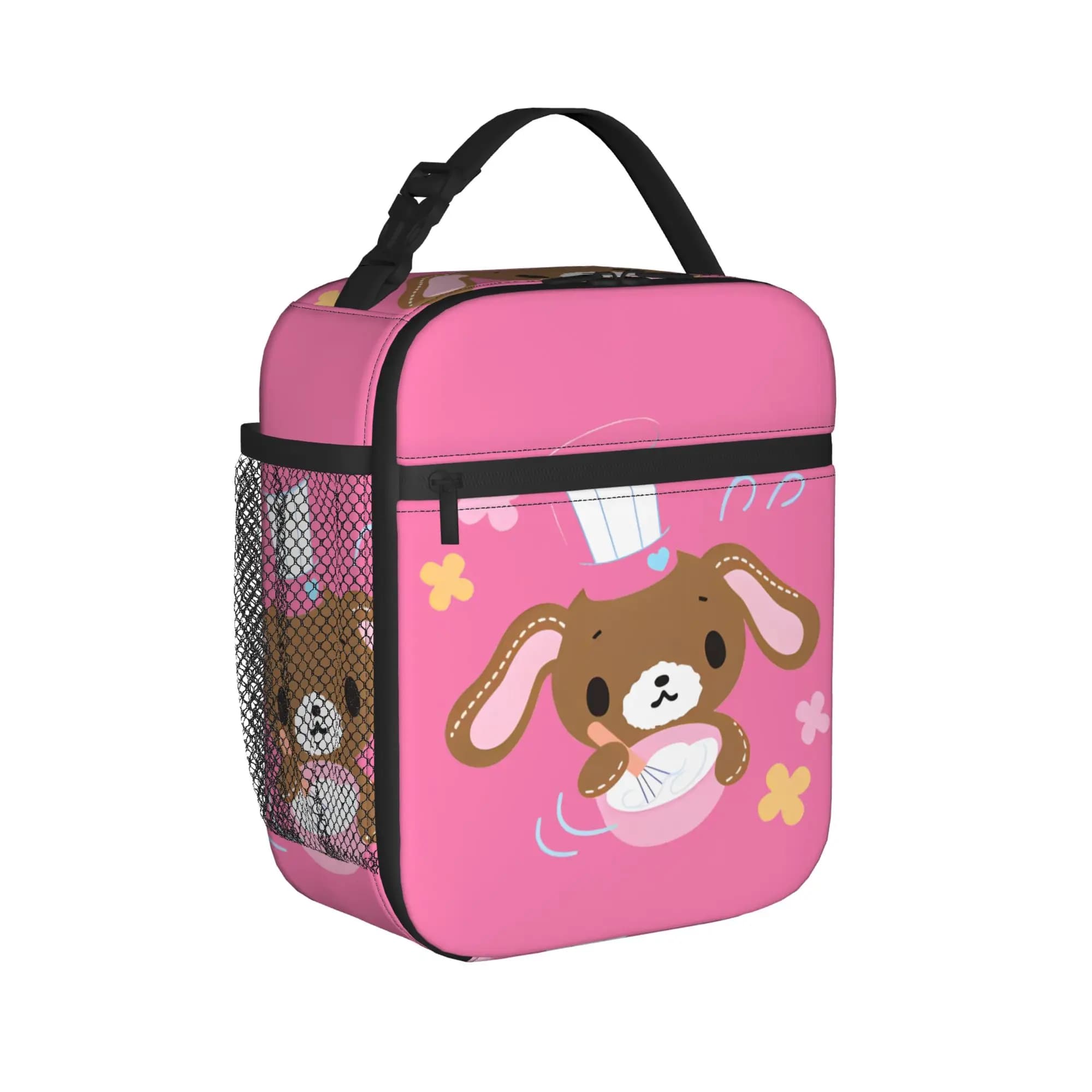 Sugarbunnies Cook Borsa termica per il pranzo, borsa termica riutilizzabile, contenitore per il pranzo, borsa per il pranzo portatile Sugar Rabbit, borsa per la conservazione degli alimenti