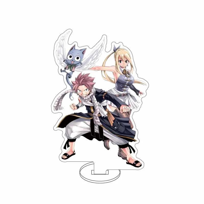 Anime FAIRY TAIL 100 YEARS QUEST Acrylic Stand Action Figure Natsu Toy PVC Fairy Tail Desktop Standing Sign Gift