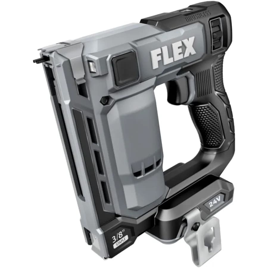 Cucitrice a corona da 3/8 pollici senza fili senza spazzole da 24 V Solo batteria e caricabatterie non inclusi - FX4521-Z per l'edilizia e C