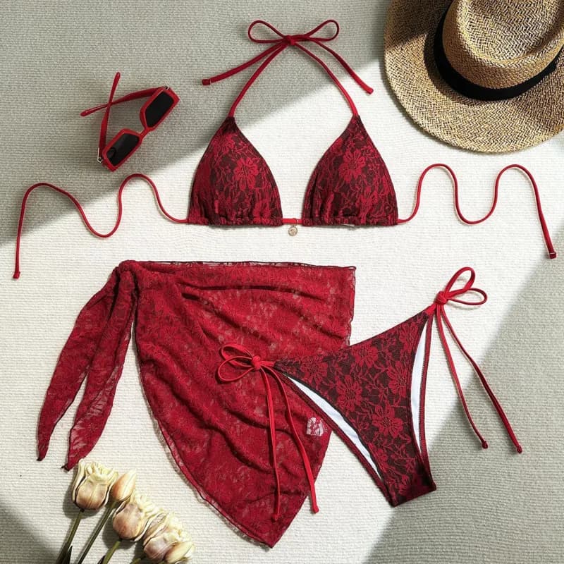 2026 Sexy Bikini Women's Swimwear Women's Swimwear Three Piece Swimwear Beach Swimwear Brazilian bikini Set Swimming Pool Bagnante