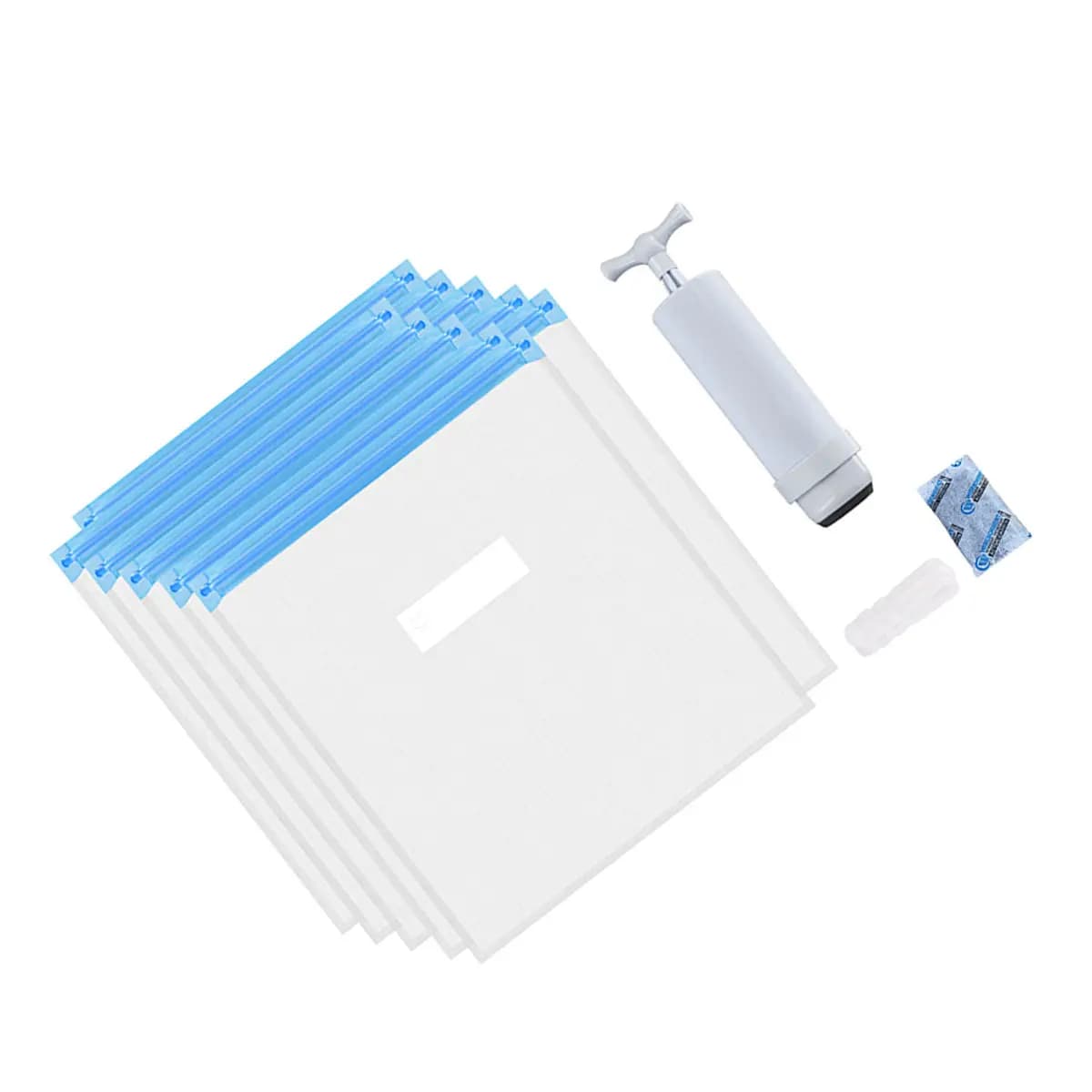 Set di Sacchetti Sottovuoto per Conservazione Materiali Stampante 3D, Sacchetto Riutilizzabile con Clip e Pompa, Ideale per Filamenti PLA, ABS, PETG