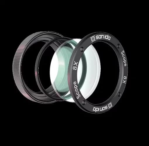 Sanlida X10 Compound Bow Sight Scope Lens 6X 8X Magnified Part For Accuracy Target Or Field Archery Shooting