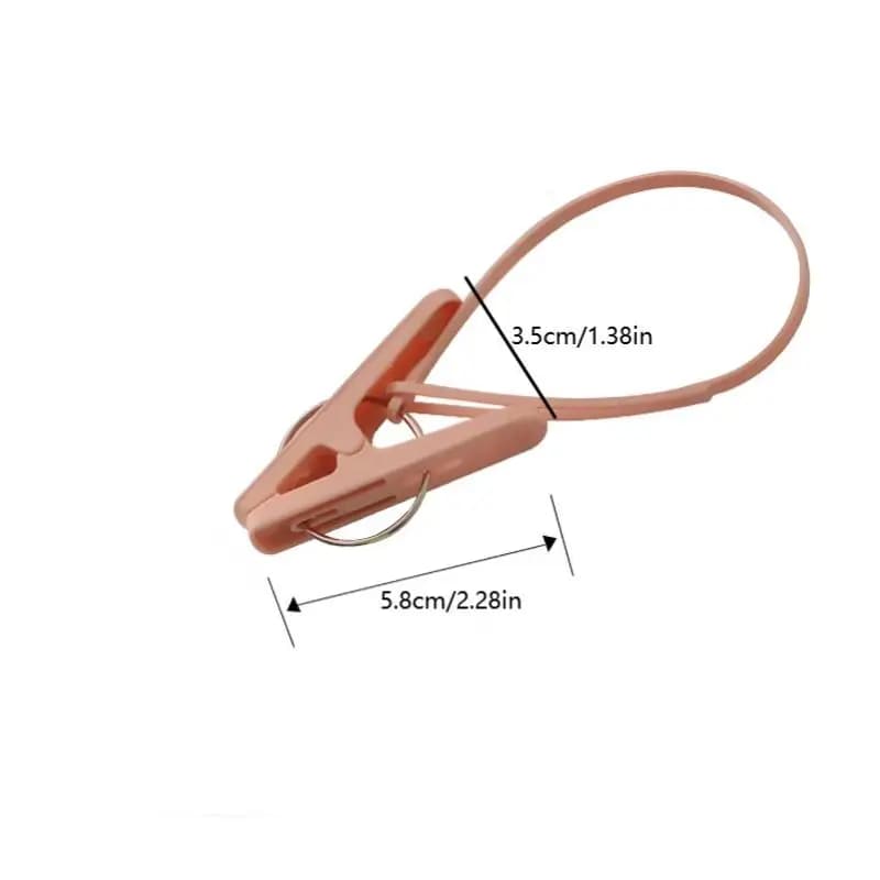 Confezione da 12 Ganci a Clip per Biancheria Intima, Piccoli Clip Antivento Robusti per Stendibiancheria Domestico, Ideali per Asciugare Vestiti e Calzini