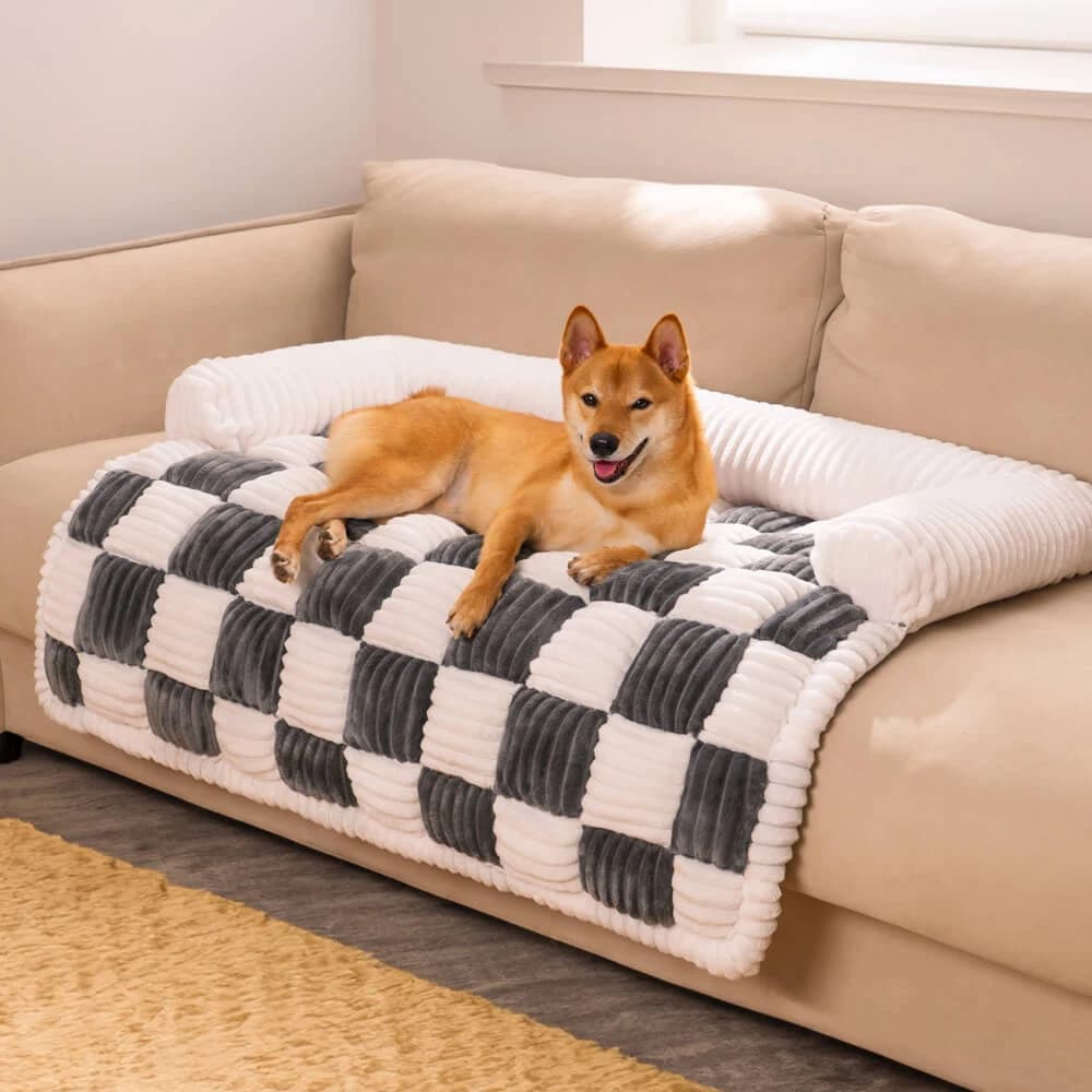 Calming Dogs Cats Bed Mats, Dog Pad Washable Couch Cover, Comfortable Sofa Mat for for Small, Medium and Large Dogs and Cats