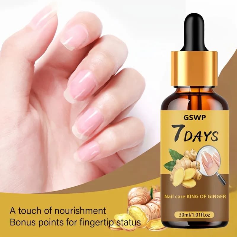 GSWP Olio per la Cura di Mani e Unghie Idratante e Lucidante Contiene Olio di Jojoba ed Estratto di Zenzero Adatto per Pelle Secca 30ml/60ml/90ml