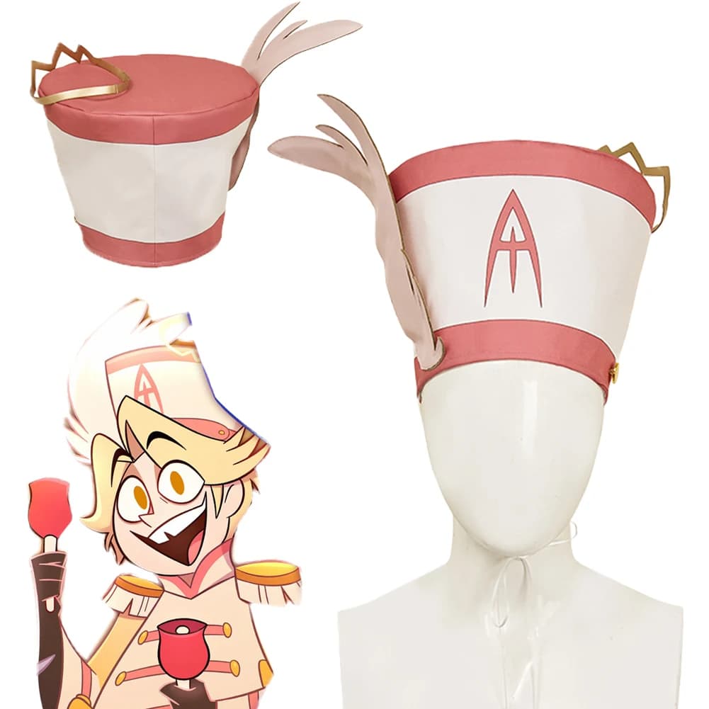 Abel Women's Hat Cosplay Fantasy Cap Copricapo TV Hell Inn Costume Coating Accessories Halloween Role Game for Adults Fantasia Puntelli