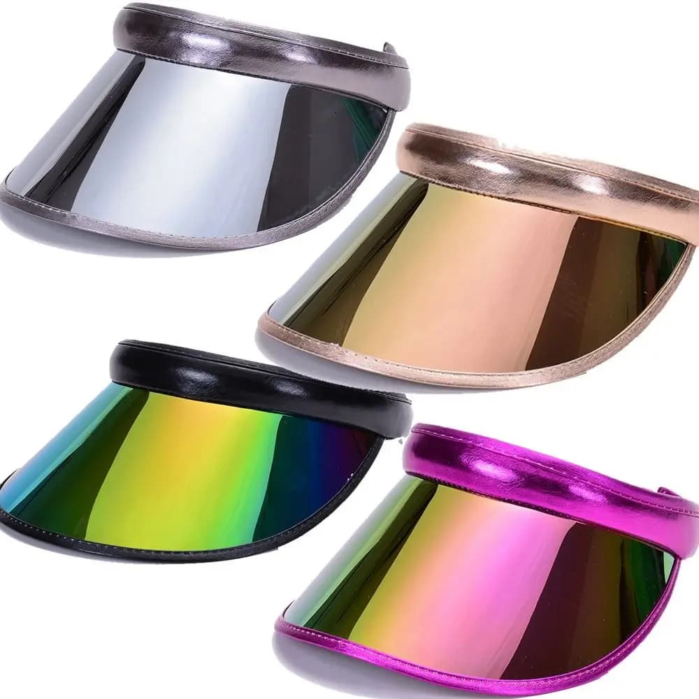 1 pz estate vuoto Top cappello da Baseball anti-uv parasole cappello trasparente visiera berretti plastica bicicletta cappello da sole accessori sportivi