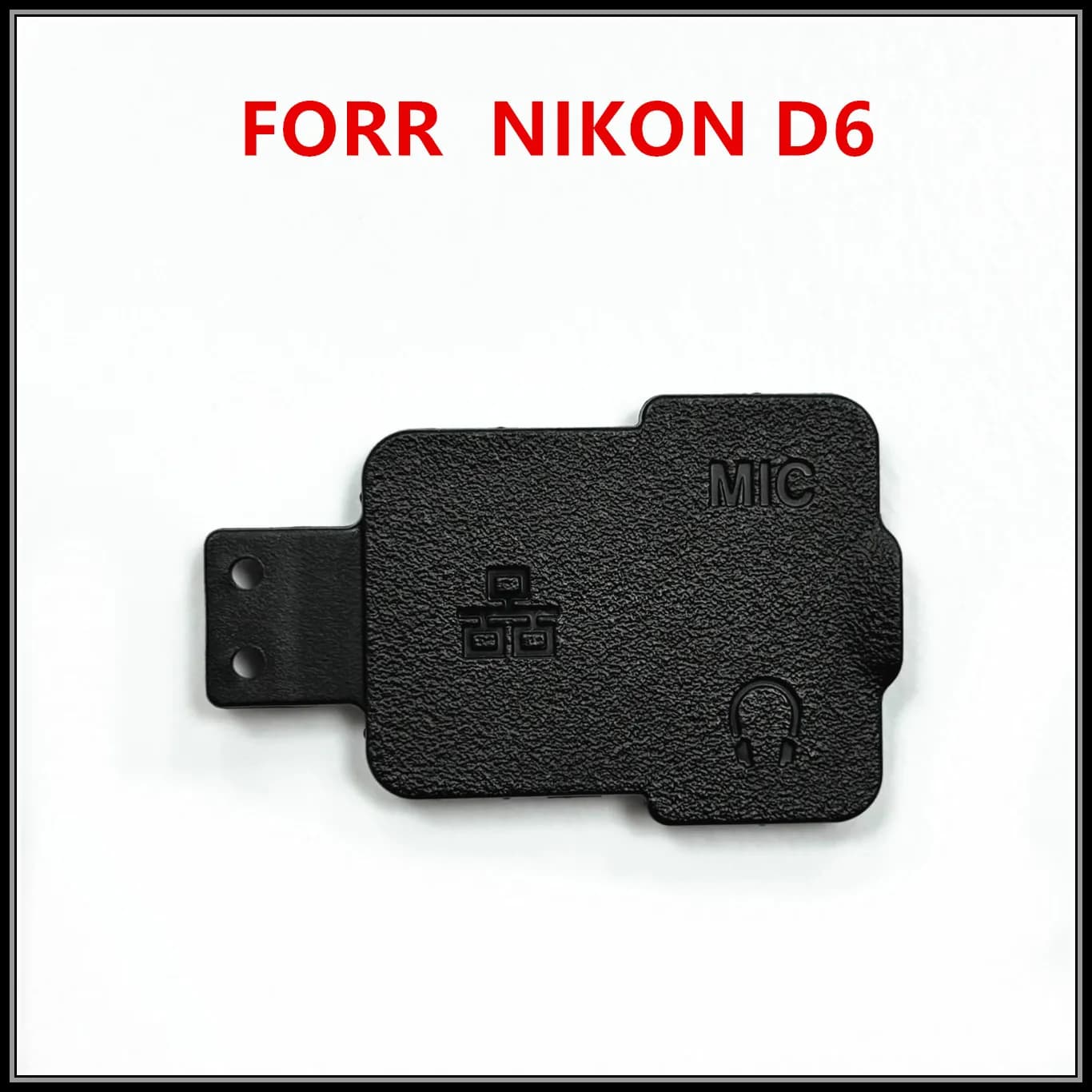 NUOVA Copertura in gomma per microfono compatibile con Nikon D6, coperchio interfaccia MIC, parte di ricambio per fotocamera digitale
