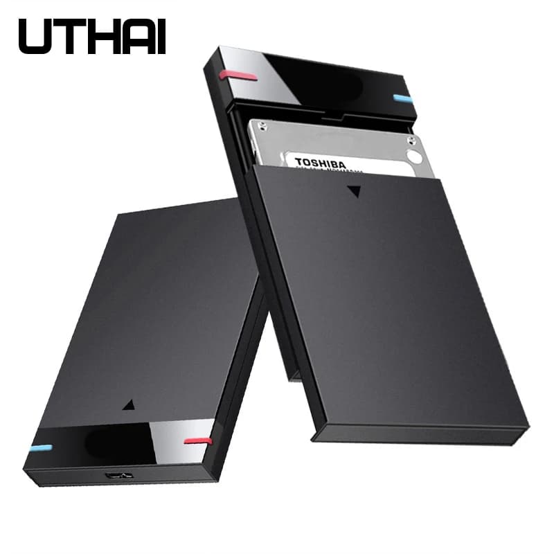 UTHAI 2.5 pollici unità a stato solido porta seriale meccanica a stato solido SATA Tool Free USB3.0 custodia HDD esterna ad alta velocità