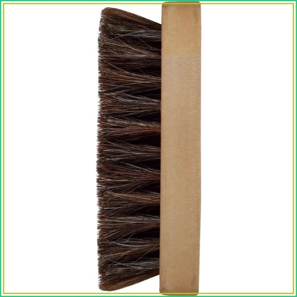 100% Genuine Horsehair Shine Brush for Shoes & Leather