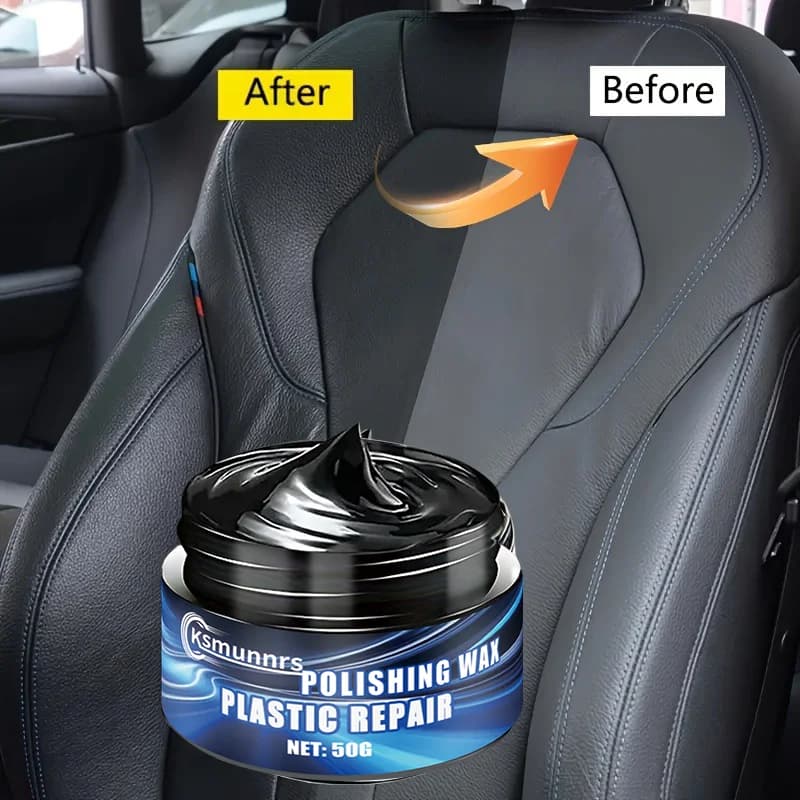 NUOVA pasta per il ristrutturazione degli interni dell'auto, cera per cruscotto, riparazione dei sedili, rivestimento dei pneumatici dell'auto, lucidatura per la manutenzione degli interni per tutti