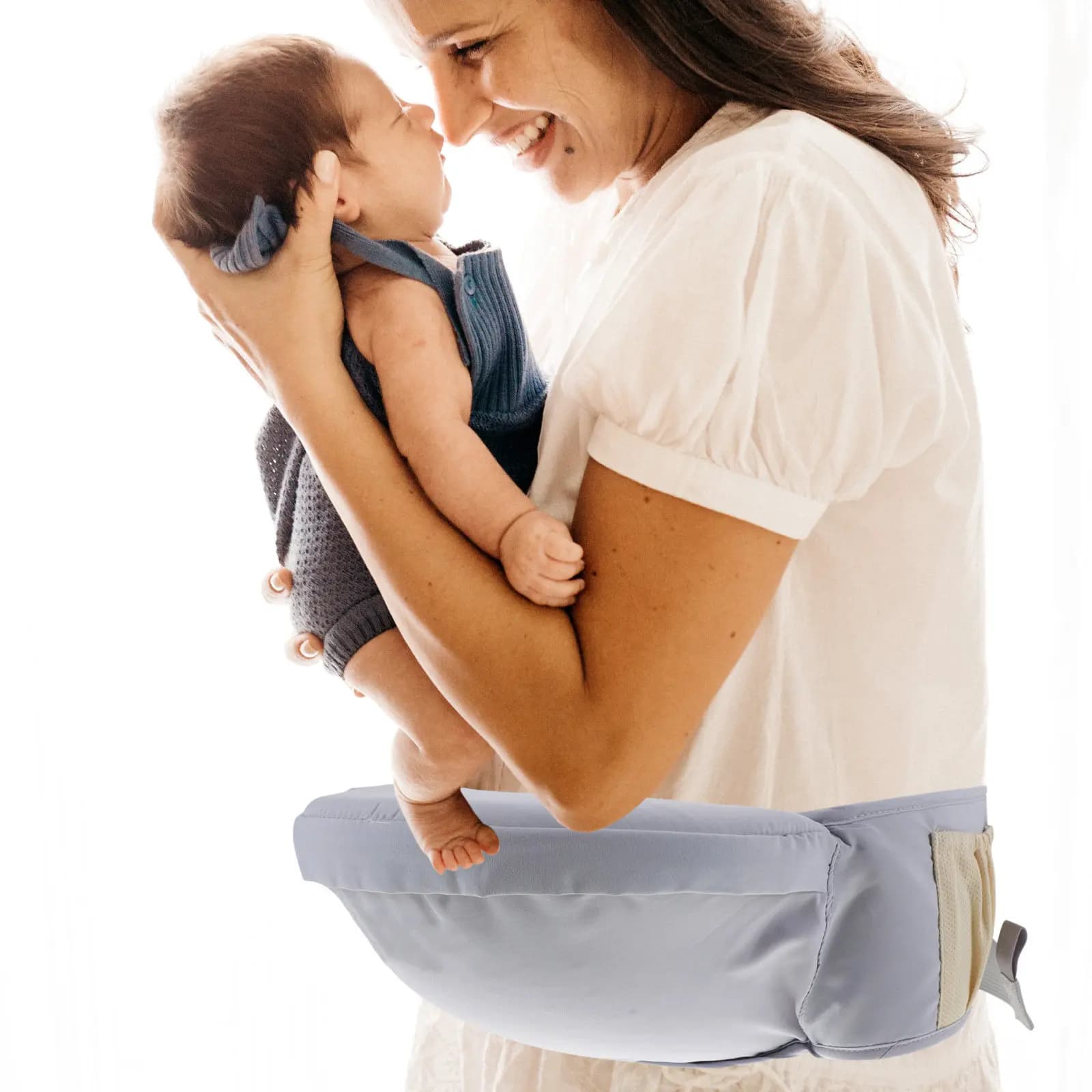 Seggiolino Ergonomico per Neonati e Bambini, Supporto Lombare per Esterni, Porta Bambino da 25-60 Libbre