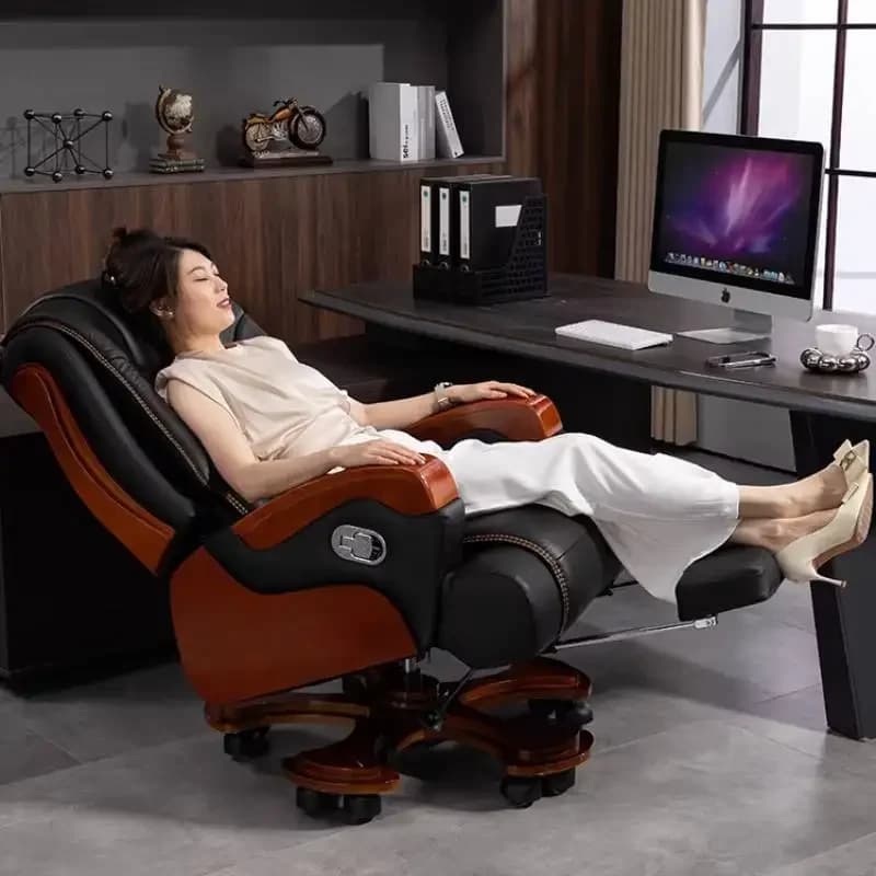 Sedia da Ufficio Nordic Upgrade con Controllo Inclinazione, Poggiatesta e Braccioli Oversize, Sedia Ergonomica per Computer, Design Moderno, Arredamento per Ufficio