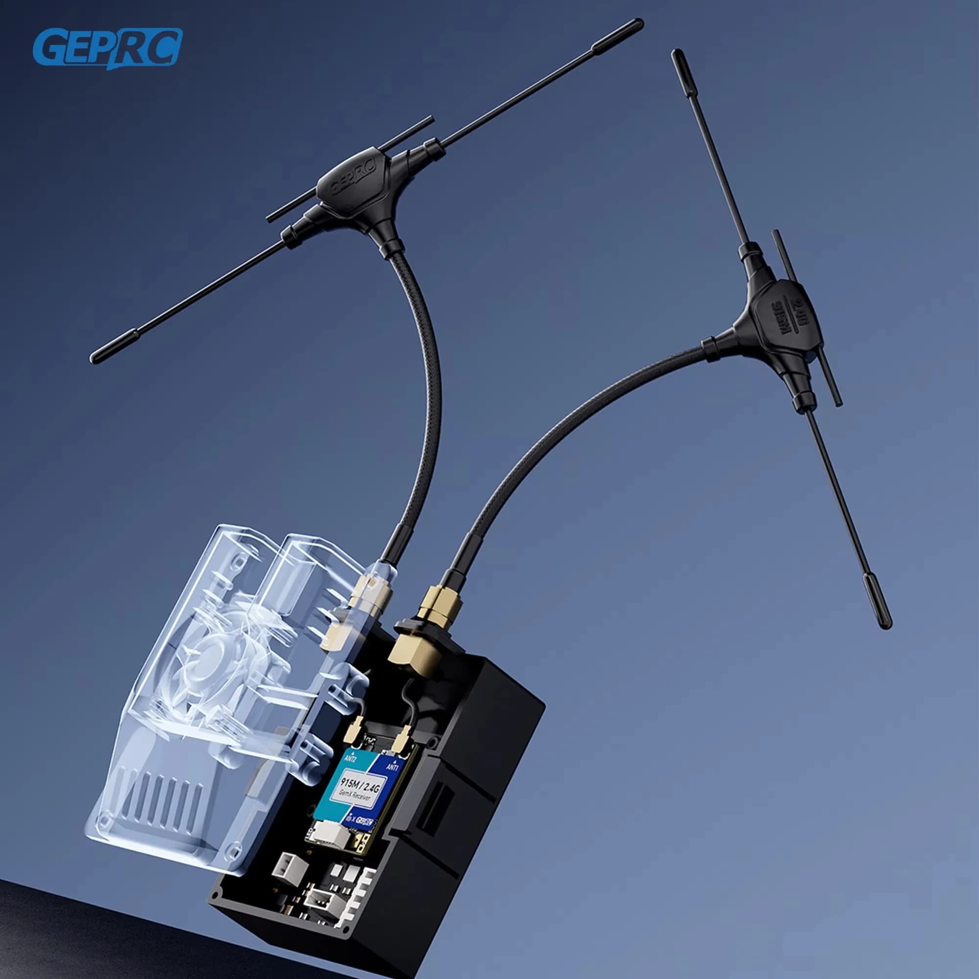 GEPRC ELRS 915M/2.4G Gemini Xrossband Ricevitore TX Modulo Dual-RF Chip 1000Hz FAI DA TE FPV Quadcopter Parti di droni freestyle a lungo raggio