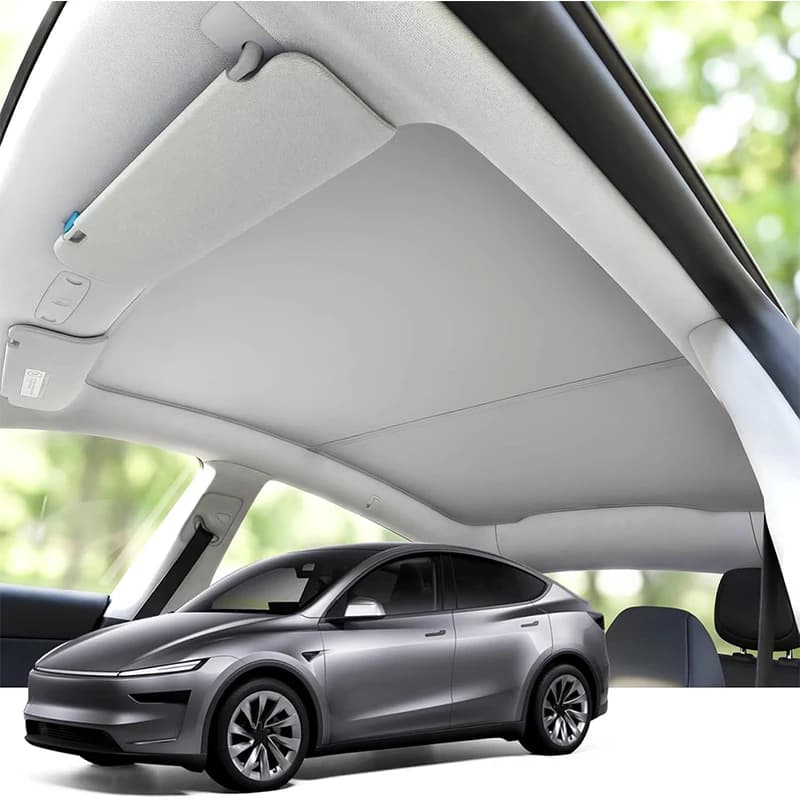 Parasole per Tetto Auto Aggiornato per Tesla Model Y Juniper 2025+ - Isolamento Termico in Vetro Nano Ice Crystal per Finestrini Anteriori e Posteriori