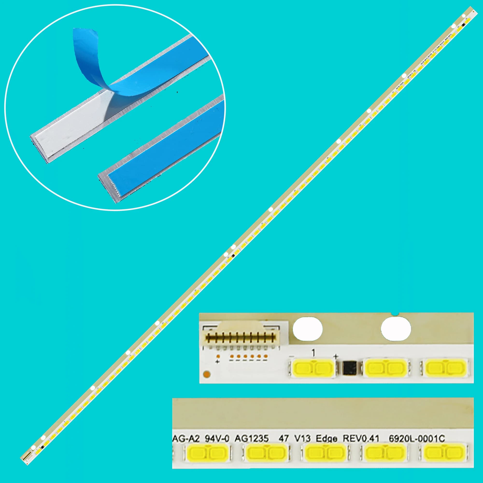 1/5/10 set striscia LED Per 47LA643 47PFL5028T/60 47PFL5038K/12 6922L-0065A 47E610G 47E600Y 47E30SW 47CE923 6917L-0117A 47LA641