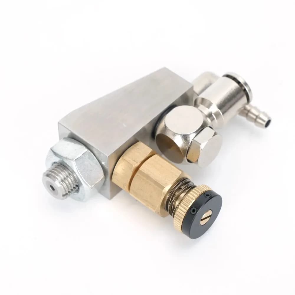 tainless Steel Adjustable Air‑Water Air Atomizing Nozzle Mist Spray Atomizer Humidification Dust Removal Cooling