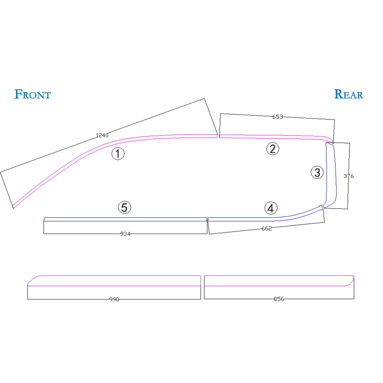 Per Toyota Tacoma Double Cab 2024-2026, 10 Pezzi Modanature Esterne per Porte e Finestrini, Finiture Decorative Argento/Nero, Copertura Guarnizioni Antipioggia