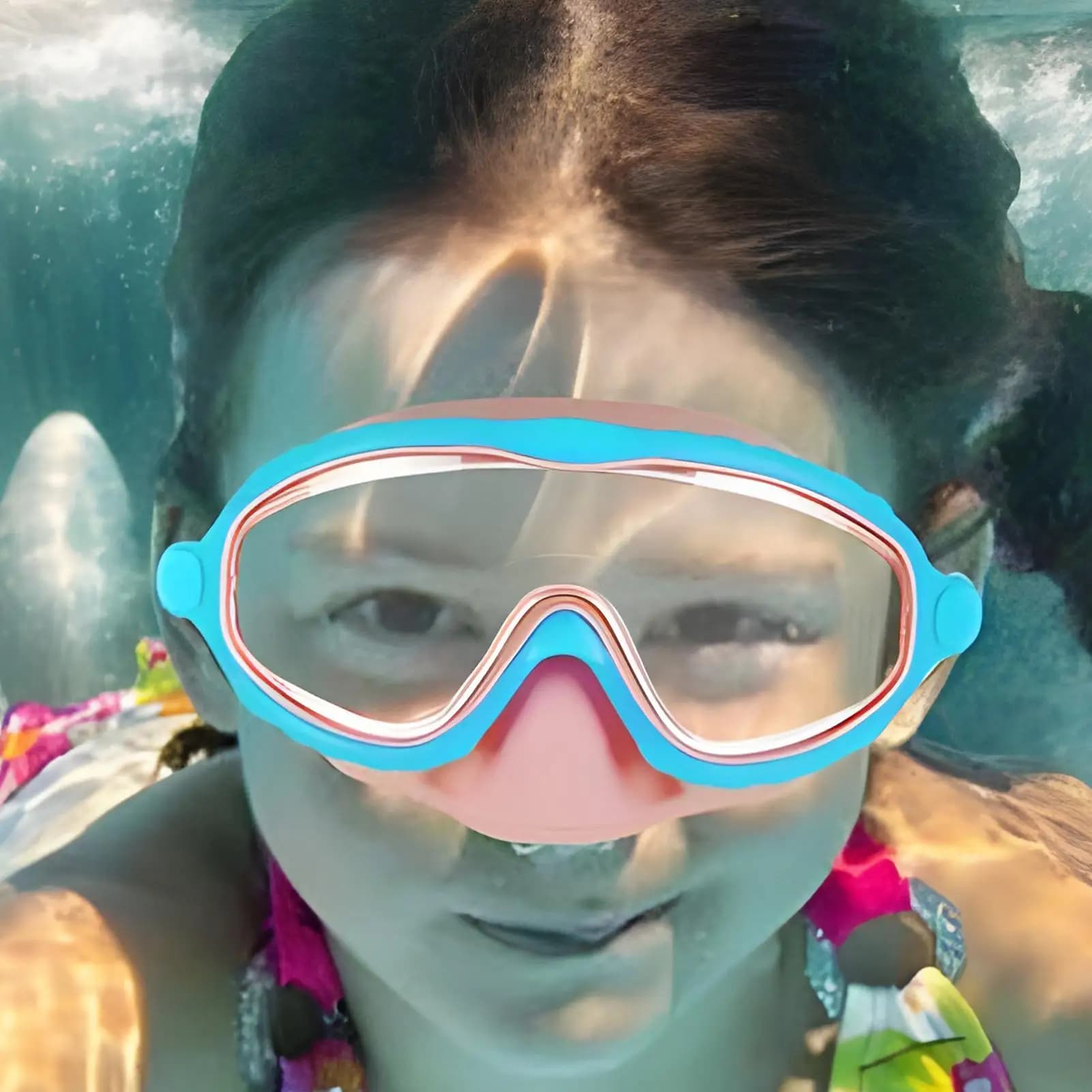 Glasses with Nose Cover Snorkeling Glasses Gear Snorkeling No leakage Water Resistant Diving Pool Snorkeling Glasses Girl Equipment