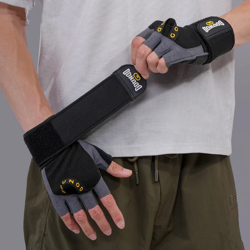 Fitness Gloves For Unisex Enhanced Grip Palm Protection Breathable For Weight Training Pull Ups Gym Training