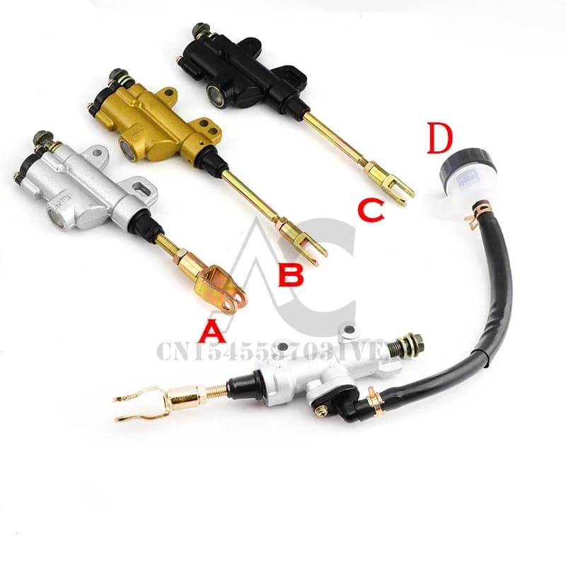 Pompa pompa freno idraulica posteriore universale per moto adatta 50cc 70cc110cc125cc150cc250cc Dirt Bike Pit Bike ATV Off Road