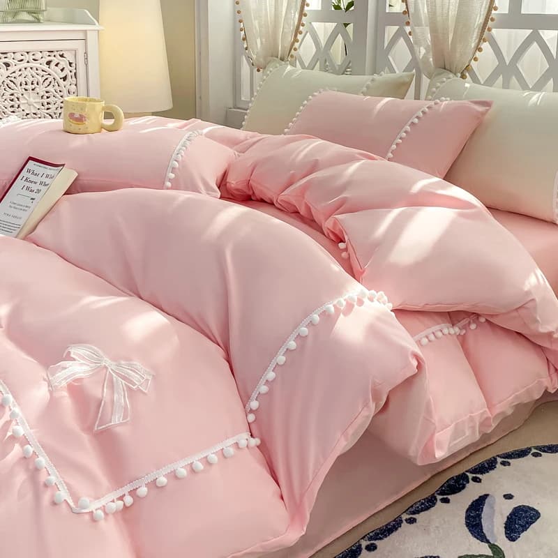 New Style Pedestrian Pillow Ball Cover Set of four pieces soft and comfortable 180x220 220x240 bed linen Multi-format