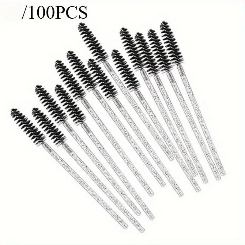 50/100 pcs brush for disposable eyelashes, sticks for mascara brushes for makeup kit applicators for eyelash extensions