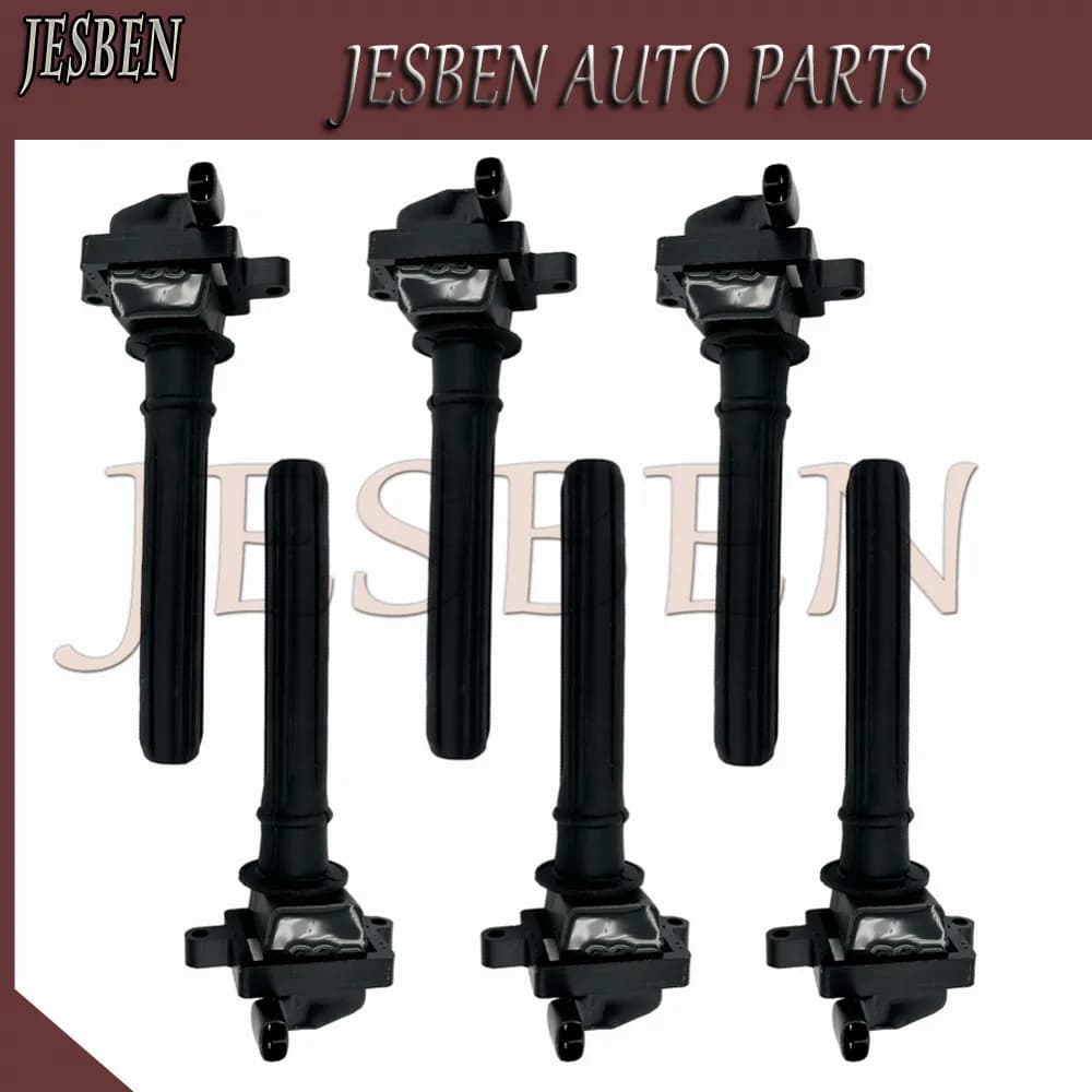 6PCS 4609095AH Nuova Bobina di Accensione Misura per DODGE MAGNUM STRATUS CHRYSLER 300 CONCORDE SEBRING INTREPID 2.7L V6 EER EES 1997-2012