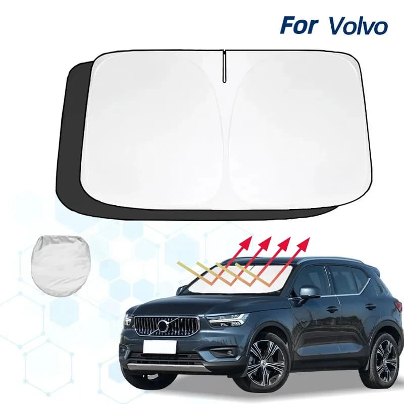 Parabrezza parasole per Volvo XC40 R design XC40 parasole visiera parasole protezione pieghevole blocchi raggi UV mantenere il tuo dispositivo di raffreddamento dell'auto
