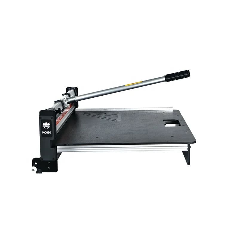 Nessuna polvere Pulizia rapida Lavoro all'interno Rivestimento in PVC laminato Ibrido SPC WPC Utensile da taglio per pavimenti Taglierina per pavimenti in vinile