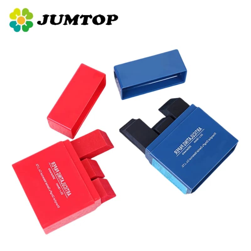 JUMTOP 300 Pieces Dental Articulator Paper Strips 55*18mm, Bifacial Dentral Embedding Strips, Materials & Tools