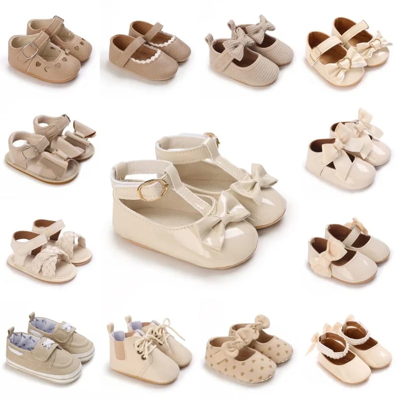 Scarpe da principessa per bambini con fiocco primaverile e autunnale Scarpe da bambino Scarpe da bambino Scarpe da ginnastica antiscivolo con suola morbida