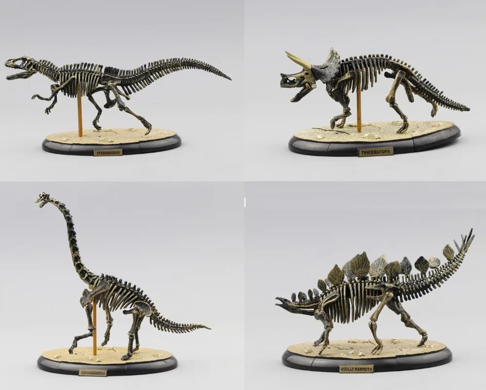 Jurassic World Brachiosaurus scheletro Fossil PVC Assembly Dinosaur Toys Model Action Figures miglior regalo giocattoli per bambini educativi