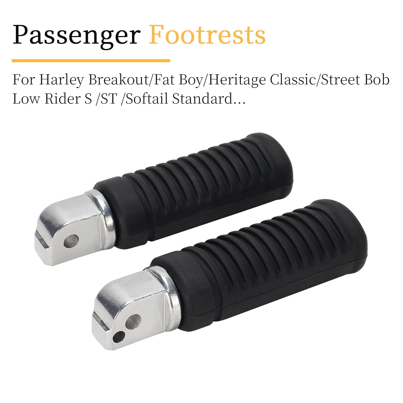 Pedane Posteriori Passeggero Moto per Harley Breakout FXBR Fat Boy FLFB FLHC Low Rider S FXLRS FXLRST FXBB FXBBS
