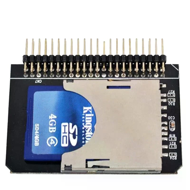 Adattatore da SD a IDE da 2,5" a 44 pin Scheda convertitore maschio da SDHC/SDXC/MMC a IDE da 2,5 pollici a 44 pin per PC portatile