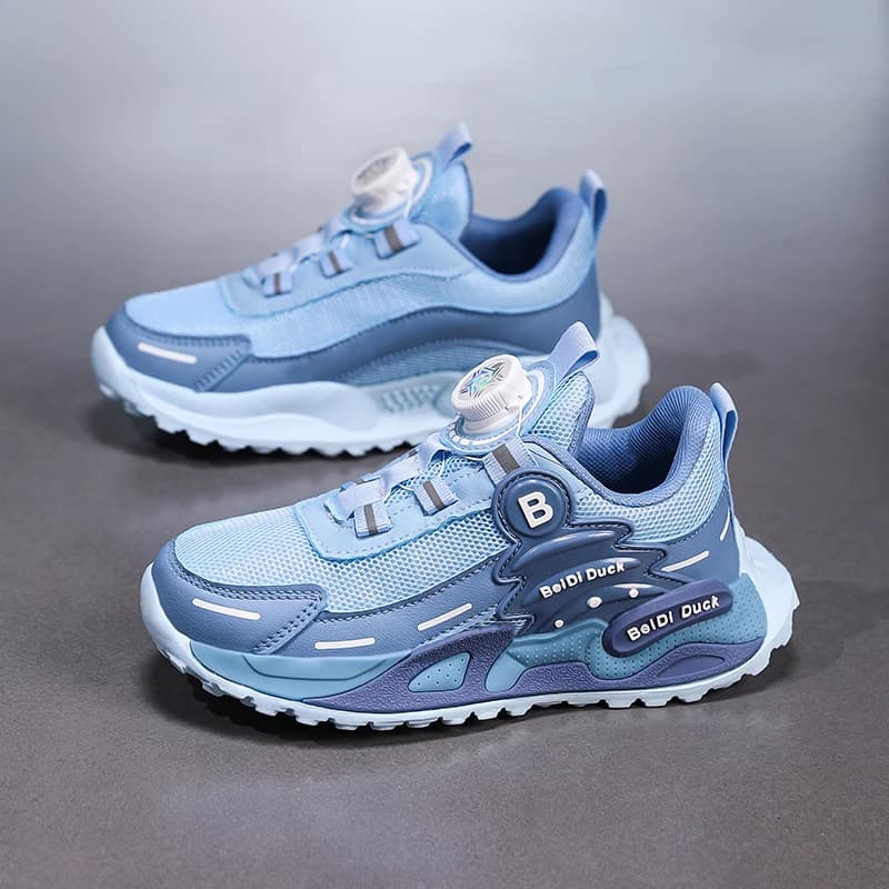 Hot sale autumn low top campus sports shoes for kids soft running shoes for outdoors non-slip casual shoes with flexible support