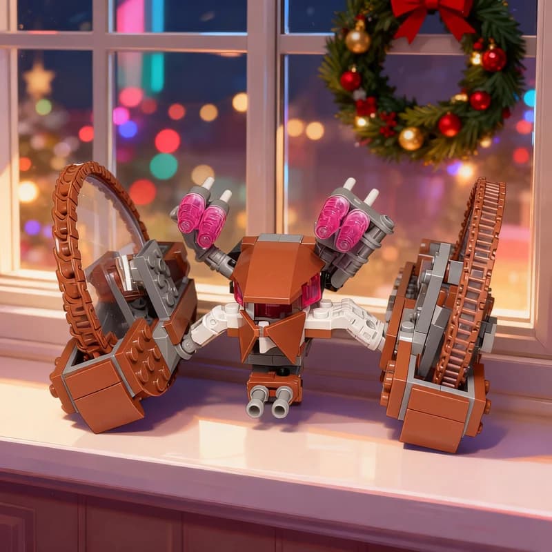 219 pz MOC Hailfire Droid Mod Ruote Senza Attrito Modello Guerra Stellare Blocchi da Costruzione Giocattolo Regalo Creativo Espositivo da Collezione per Scrivania