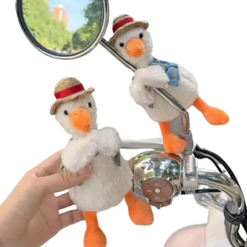 Specchietto retrovisore per bici elettriche e moto, decorazione per veicoli elettrici, ciondolo a forma di bambola carina, accessori.