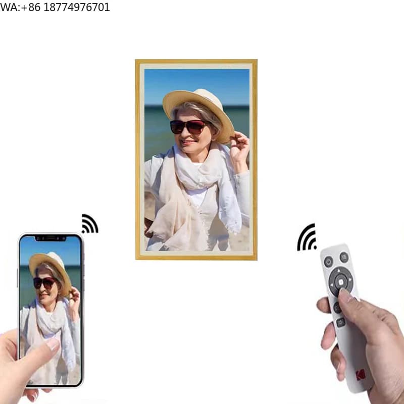Nuovo Prodotto Personalizzato Cornice Digitale Intelligente da 32 Pollici Anti-riflesso Opaca per Museo d'Arte Digitale e Galleria Privata