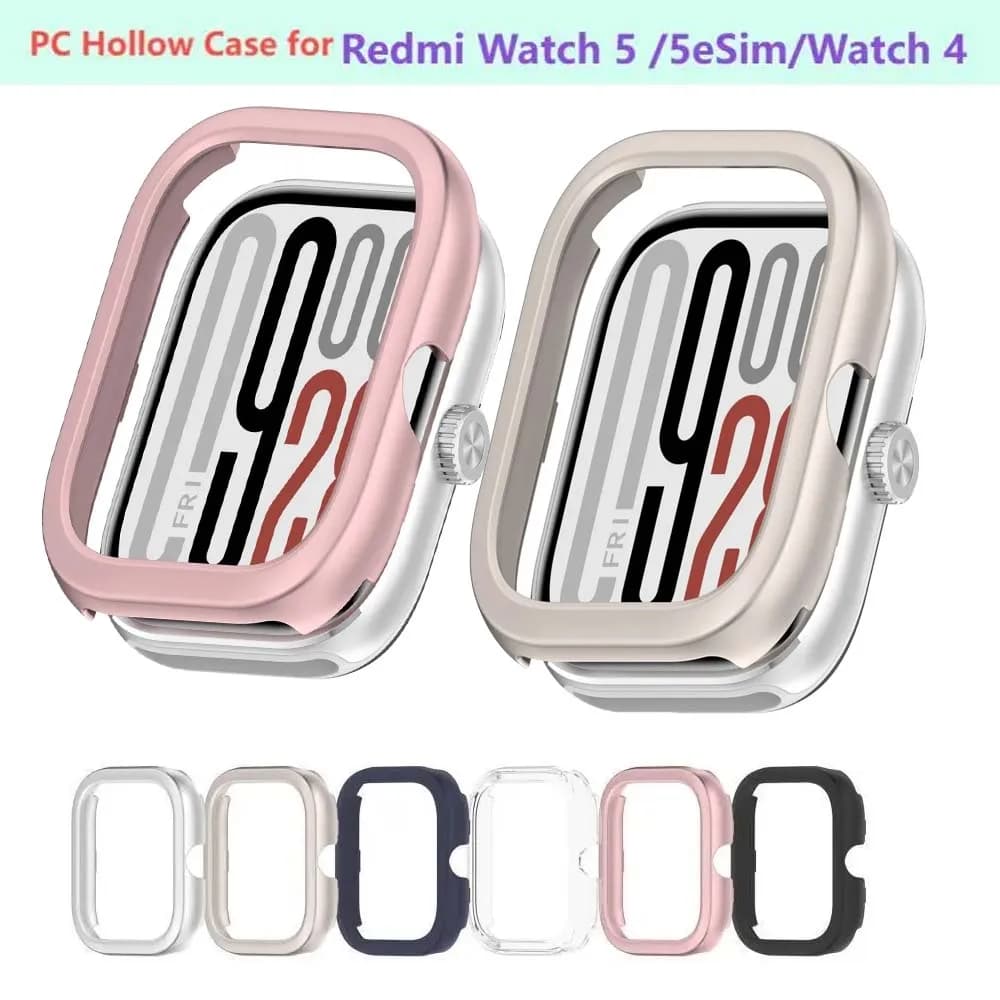 PC Hollow Case For Xiaomi Mi Band 9 Pro Smart Watch Strap Bumper Cover Screen Protector For Xiaomi Mi Band9 Pro