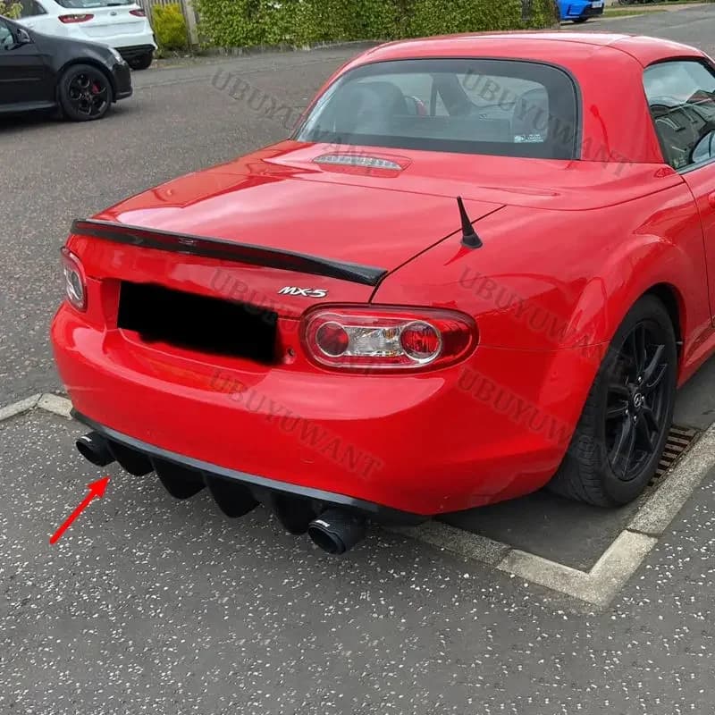 MX5-NC FOR MZADA MX-5 2009 2010 2011 2012 2013 2014 2015 Rear Bumper Diffuser Lip Spoiler Car Accessories body kit