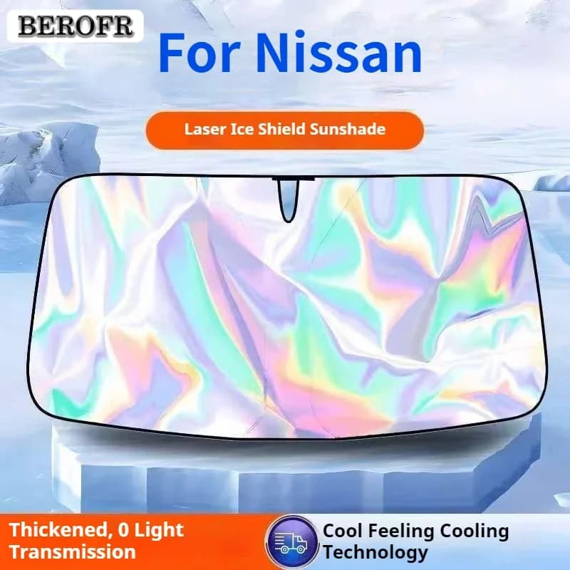 Front Windshield Sunshade AntiUV Heat Insulation Sun Visor Cover For Nissan Sylphy Teana Qashqai X-Trail Pathfinder Patrol Tiida
