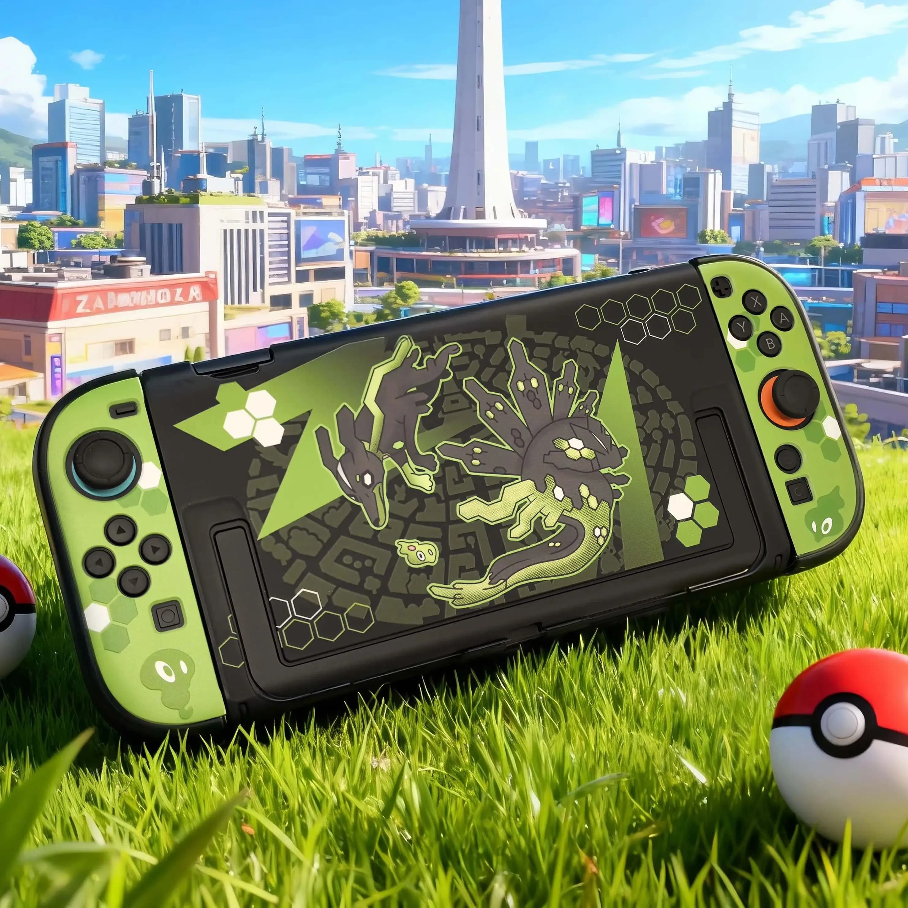 LEGENDS Custodia protettiva Z-A per Switch 2, design a conchiglia divisa in due pezzi - Copertura da gioco per accessori console NS2/OLED