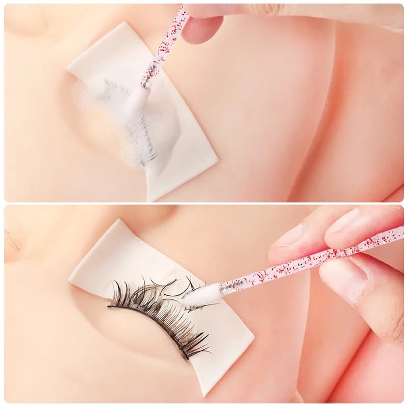 50 Pieces Disposable Brushes for Eyebrows and Eyelashes, Tools for Extension Eyelashes, Mascara Applications