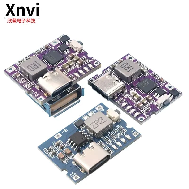 USB Type-C 5V 3.1A 2A 2.4A Boost Converter Step-up Power Module IP5310 Mobile Power Bank Accessories with Switch LED Indicator