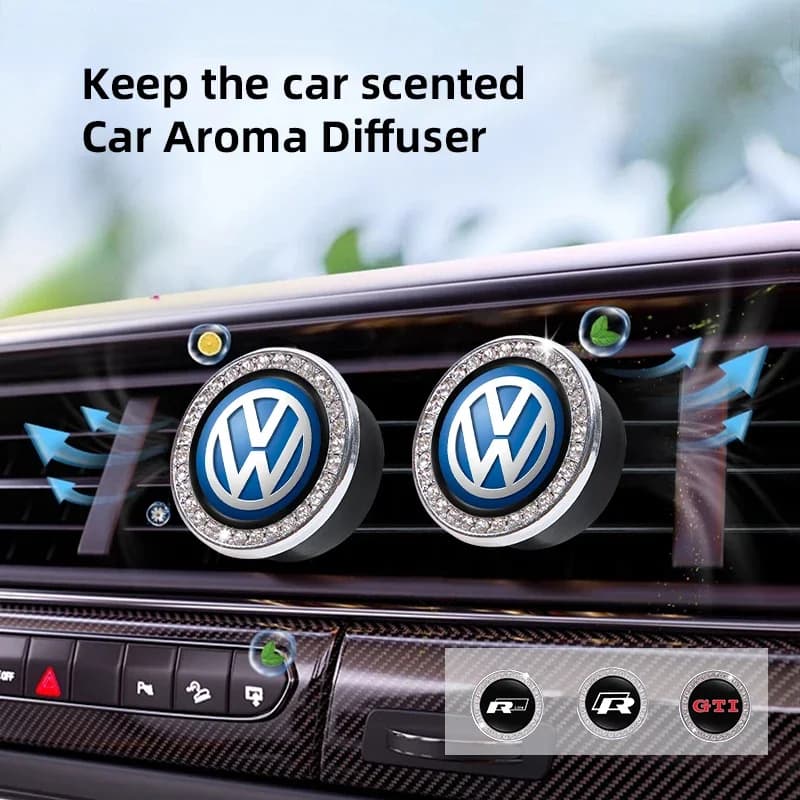 Auto Solid Perfume Clip Deodorant Accessories For VW GTI Polo Golf Passat Tiguan Arteon Touareg Taigo Caddy Jetta Beetle MK6