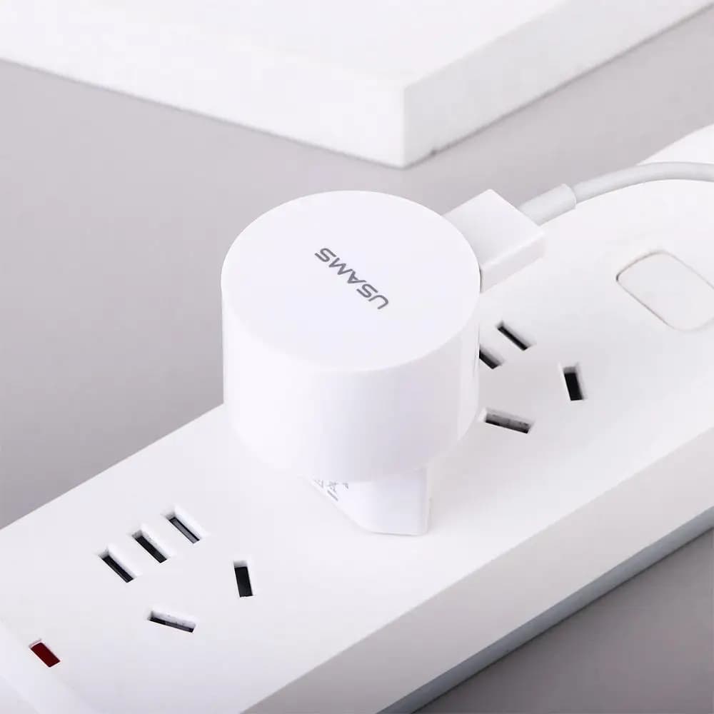 Adattatore per telefono cellulare con testa caricatore da viaggio doppio USB Min EU UK US Plug Caricatore rotondo doppio USB Caricatore da muro Caricatore per telefono cellulare